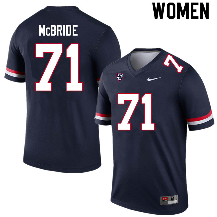 Women #71 Jaxon McBride Arizona Wildcats College Football Jerseys Sale-Navy - Click Image to Close